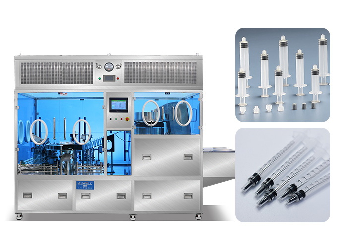 Pre-filled flush syringe filling machine