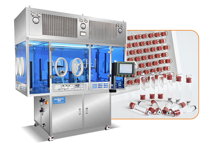 耀舜機(jī)械凝膠原液巢盒式灌裝機(jī) 加塞一體 灌裝能力11000支